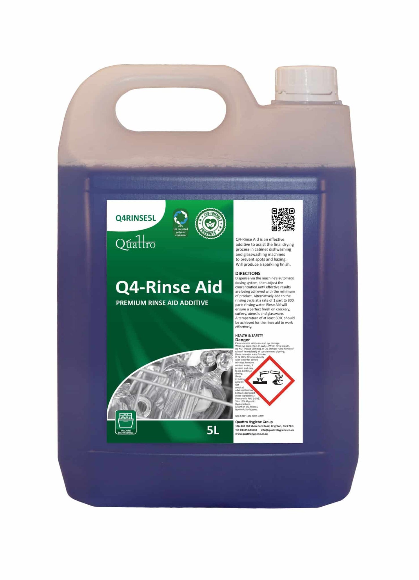 Q4 Rinse Aid 5ltr