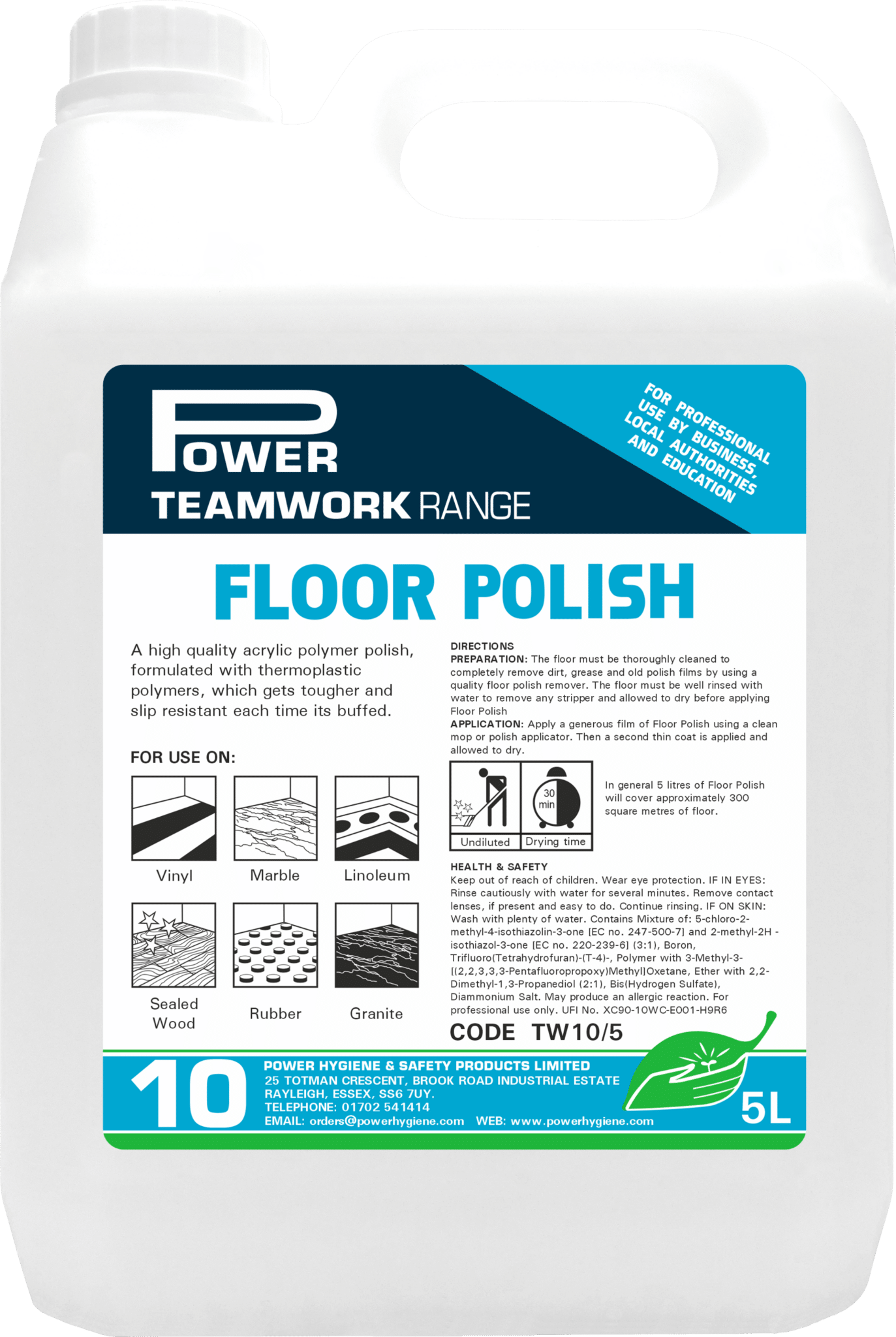 Teamwork 10 Floor Polish 5L
