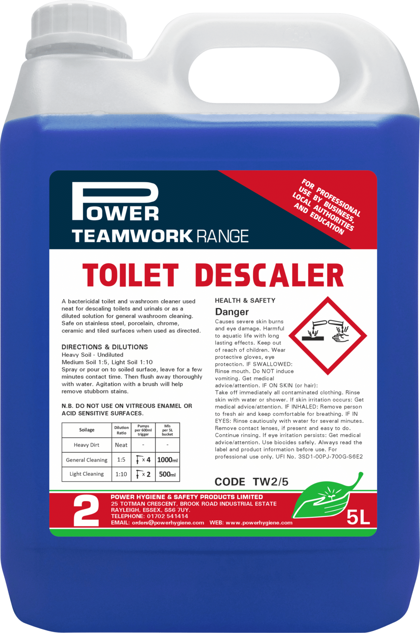 Teamwork 2 Toilet Cleaner / Descaler
