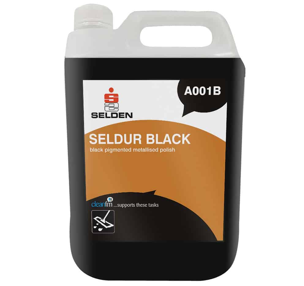 Selden A001B Seldur Black Floor Polish 5ltr