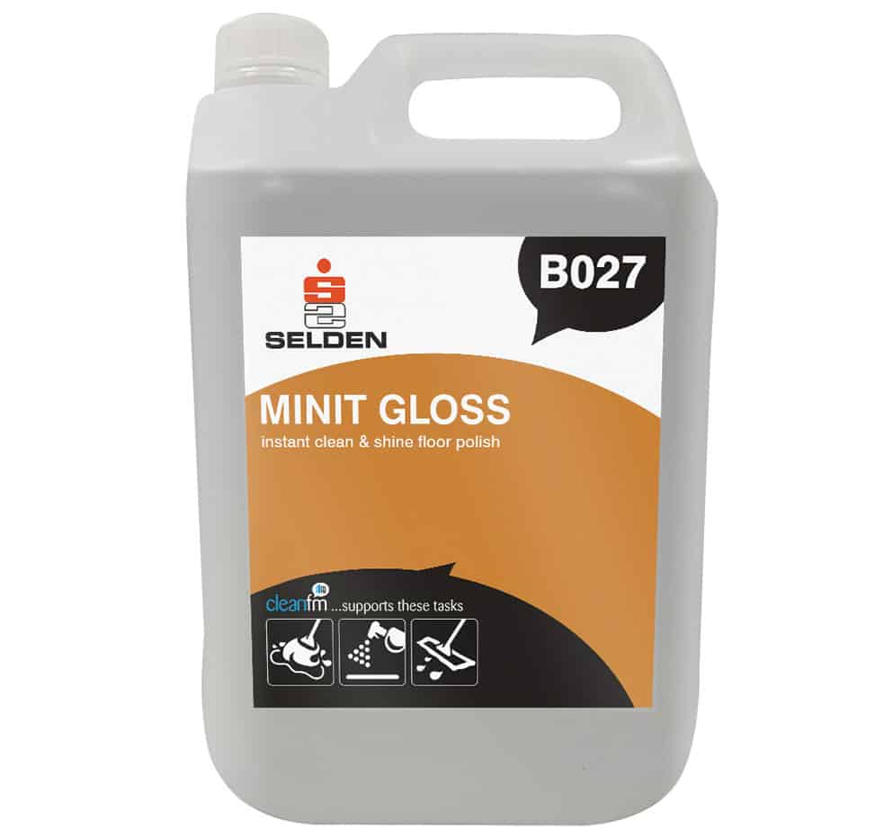 Selden B027 Minit Gloss Floor Polish 5L