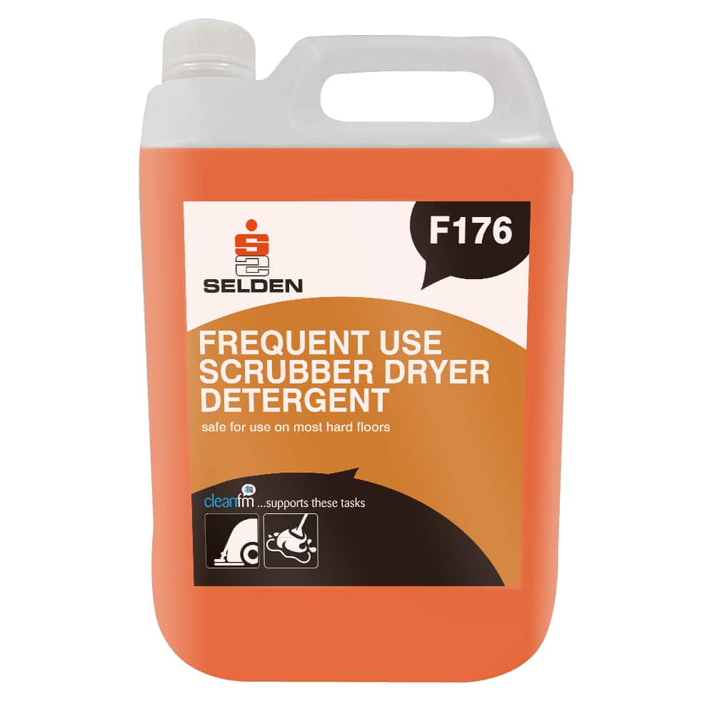 Selden F176 Frequent Use Scrubber Dryer Detergent 5ltr