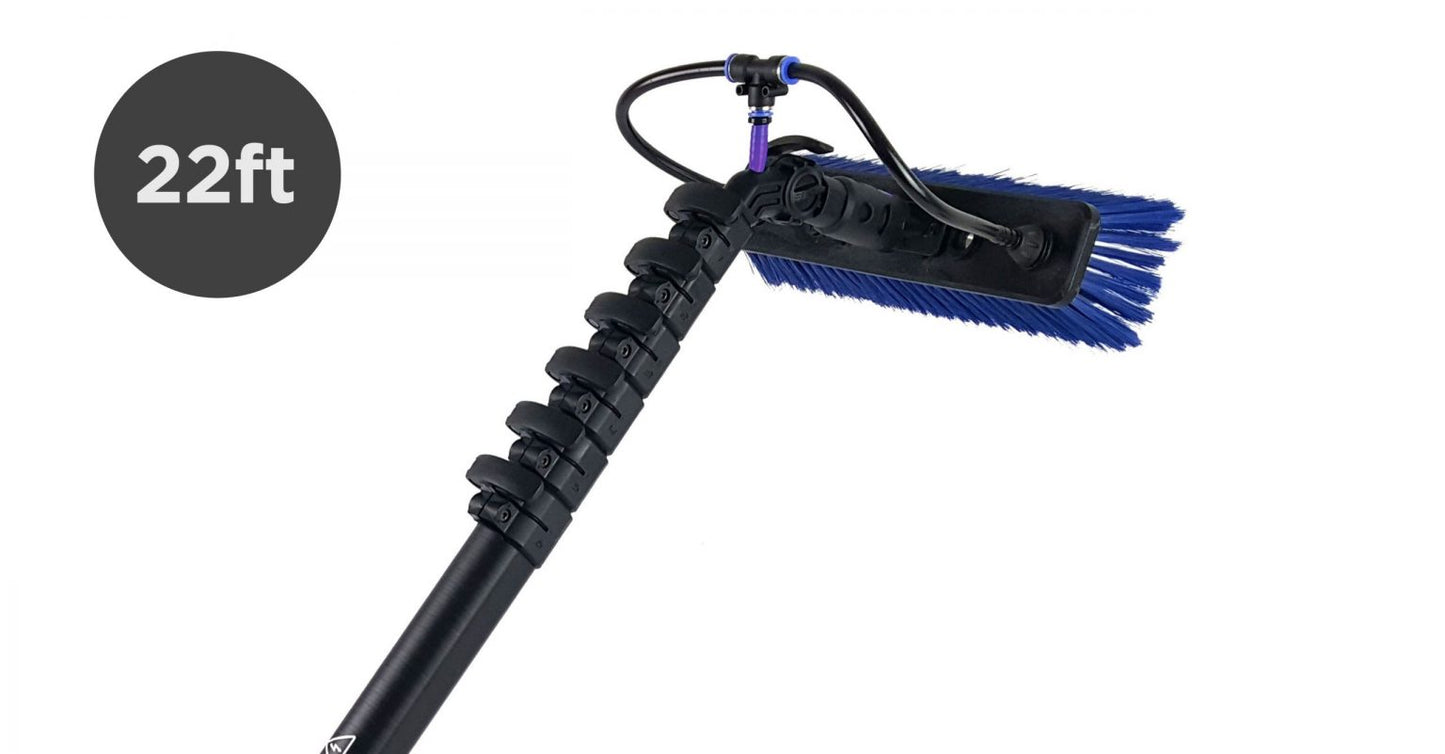 Streamline® OVA8® 24T Carbon Fibre Telescopic Waterfed Pole – 6.7mtr / 22ft