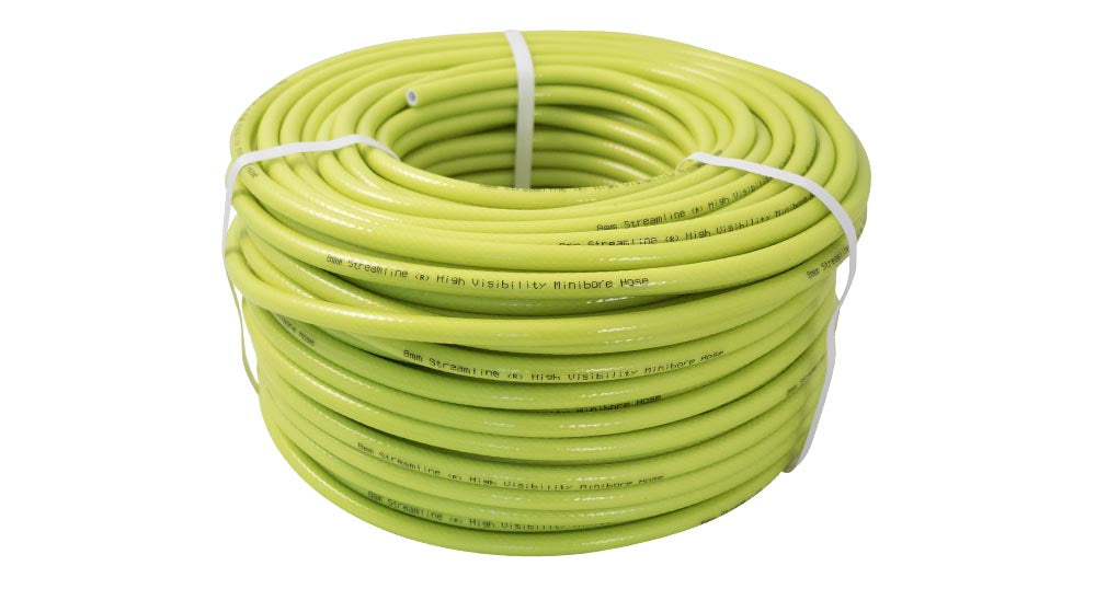 Streamline® 8mm Minibore Hose – 100mtr Hiviz