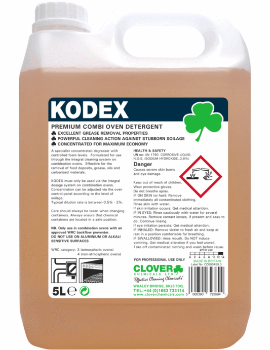 Kodex – Combi Oven Detergent 5ltr