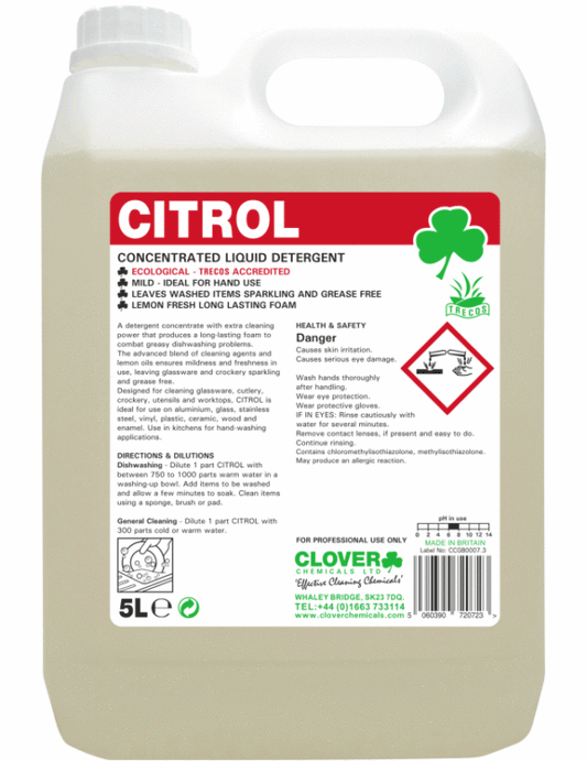 Citrol Lemon Detergent – Washing Up Liquid