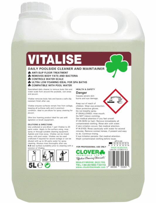 Vitalise Daily Poolside Cleaner 5 Litre