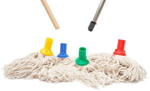 Plastic Socket Mop Delta Head (Pure Yarn) – 16oz