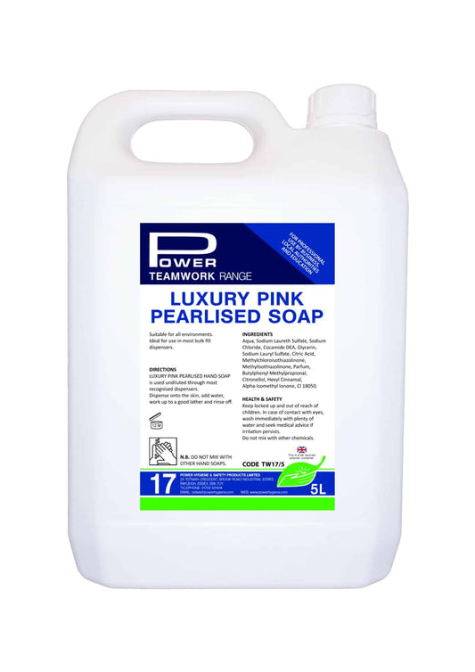 Teamwork 17 Pink Pearlised Hand Soap 5L