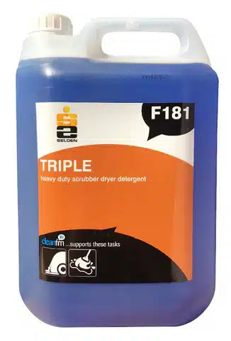 Triple F181 Heavy Duty Scrubber Drier Detergent 5ltr