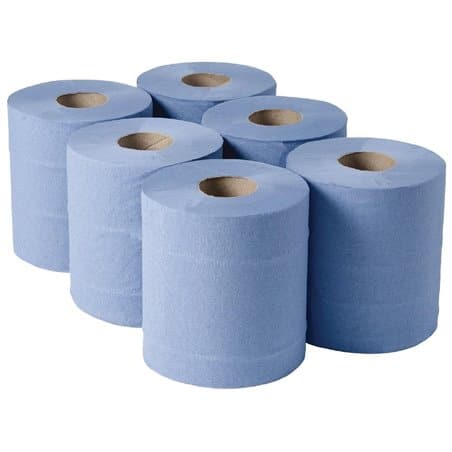 Premium Bulky Soft 2 Ply Centrefeed Paper Roll Towel x 6 (150m) 96680